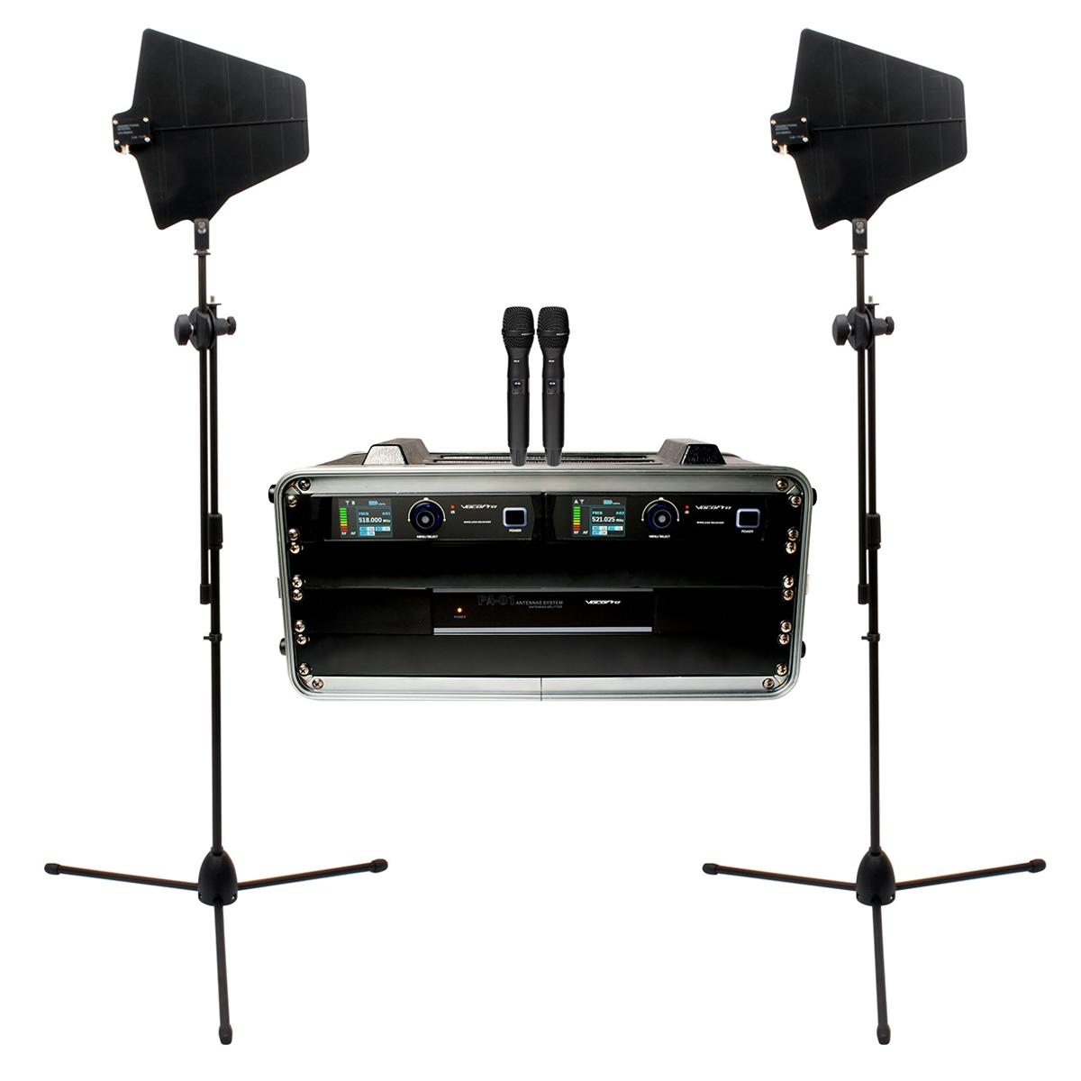 

VocoPro BenchMark-Dual Touring Grade Wireless System with 2x Handheld Tx