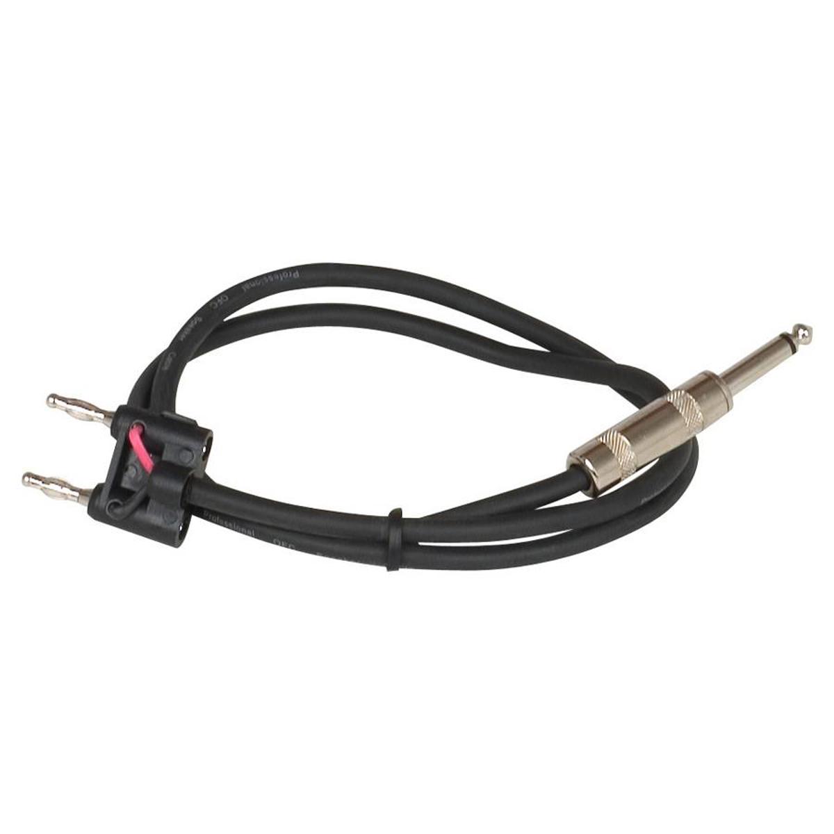 

VocoPro 3' Banana to 1/4" Speaker Cable