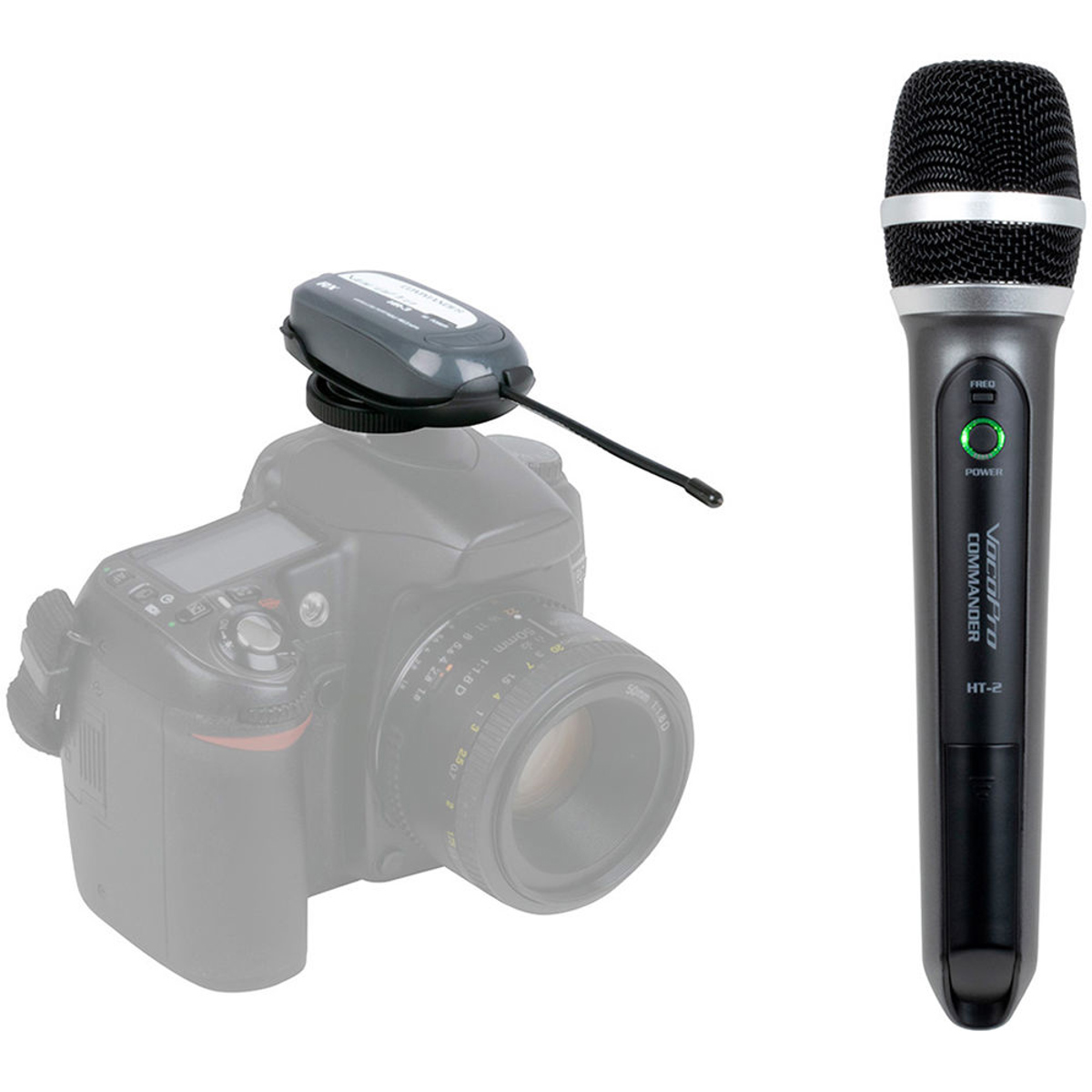 Image of VocoPro Commander-FILM-HANDHELD Wireless Handheld Mic System (902 - 908.5MHz)