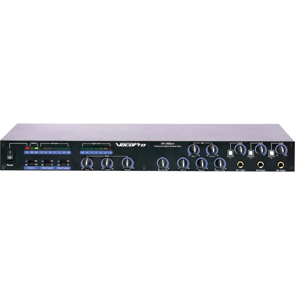 

VocoPro DA-1000 PRO Professional 3 Mic Digital Echo Mixer