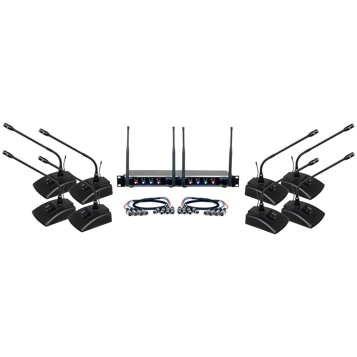 

VocoPro Digital-Conference 8-Channel UHF Digital Wireless Microphone System