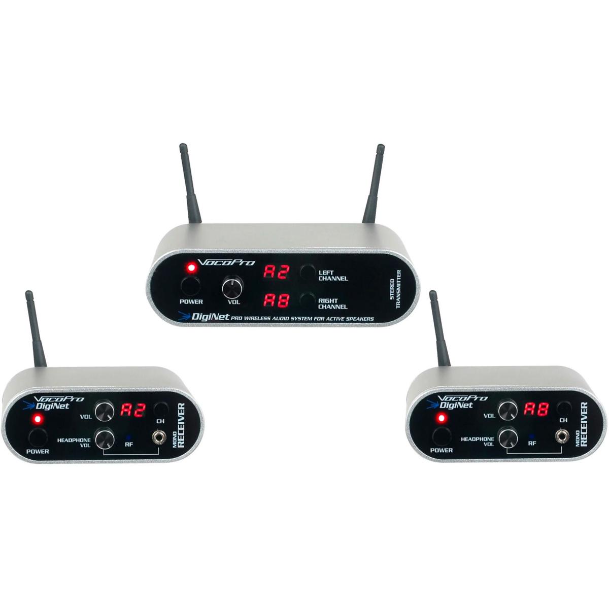 

VocoPro DigiNET-Stereo Professional Wireless Audio System for Active Speakers