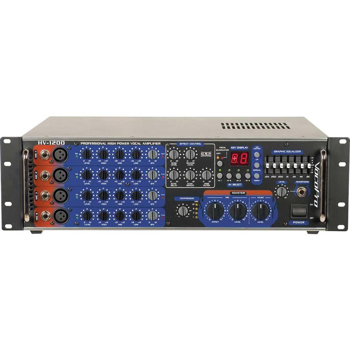 

VocoPro HV-1200 Professional High Power Vocal Amplifier