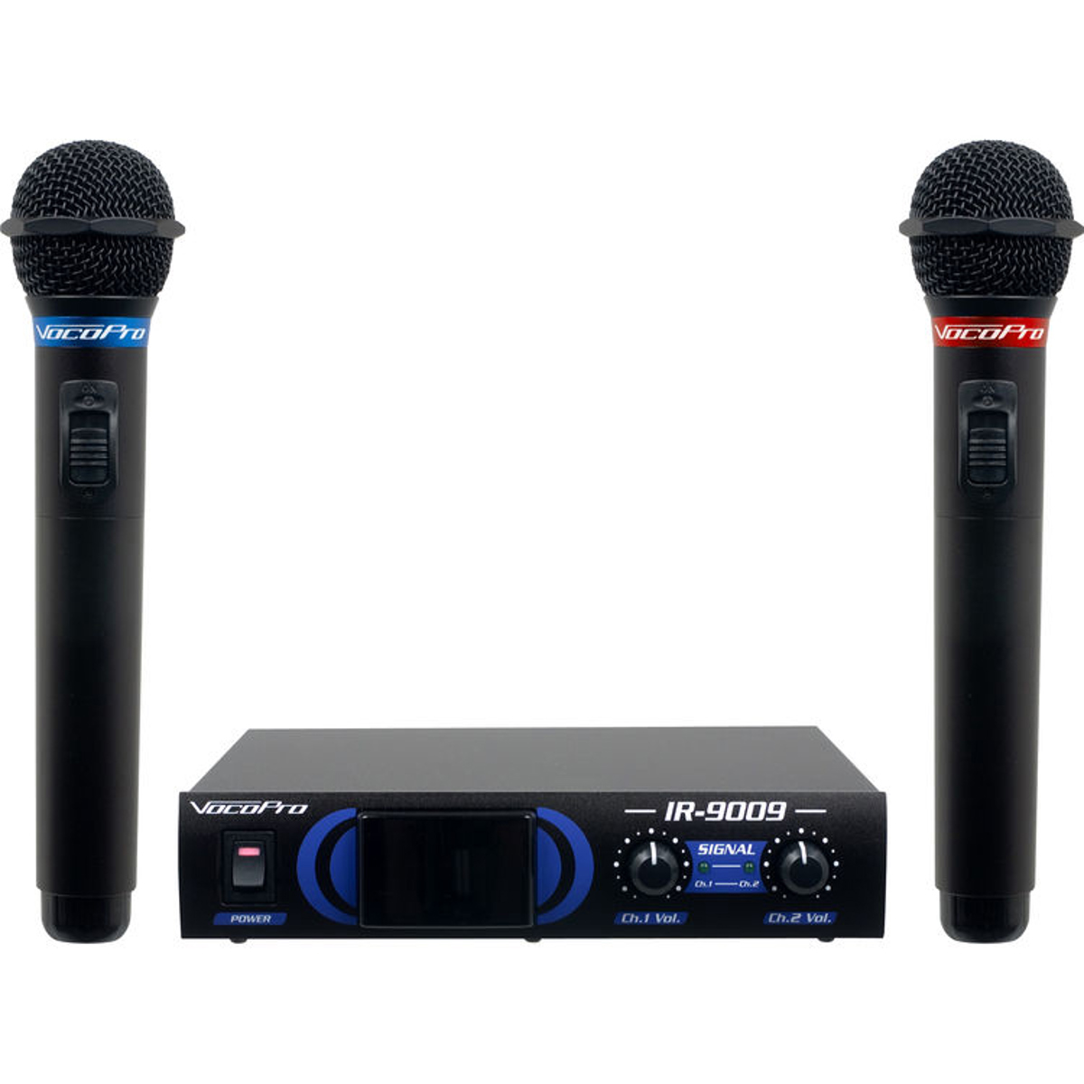 

VocoPro IR-9009 Infrared Dual Wireless Microphone System, 9009-2 IR Code