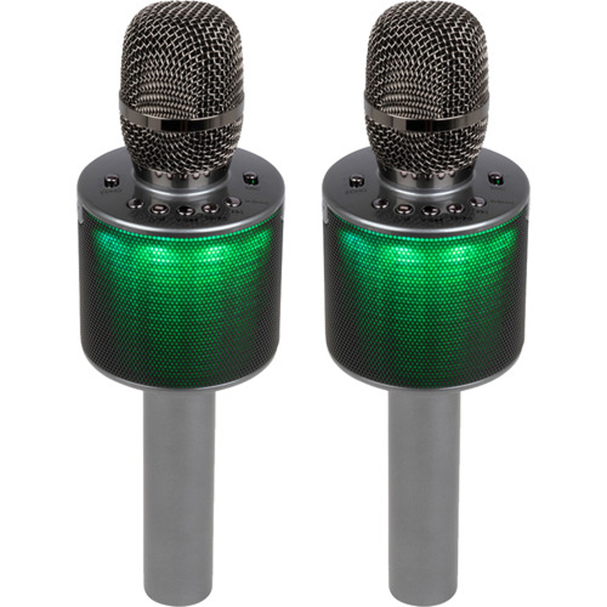 

VocoPro Pop-Up Oke Dual Wireless Karaoke Microphone with Light Show Speaker