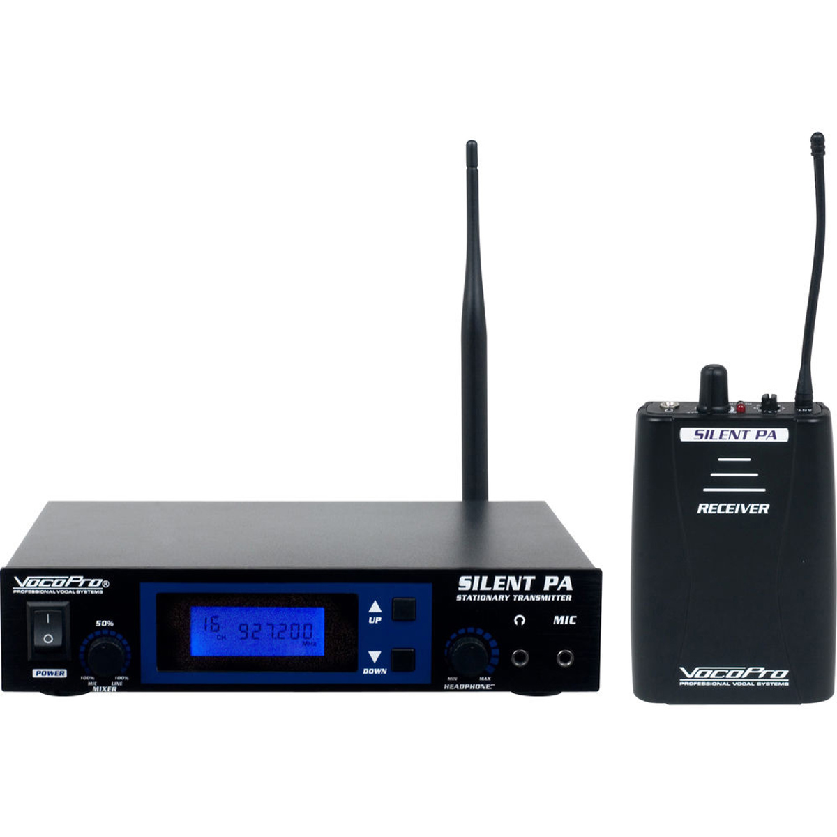 

VocoPro SilentPA-SOLO 16 Channel UHF Wireless Audio Broadcast System