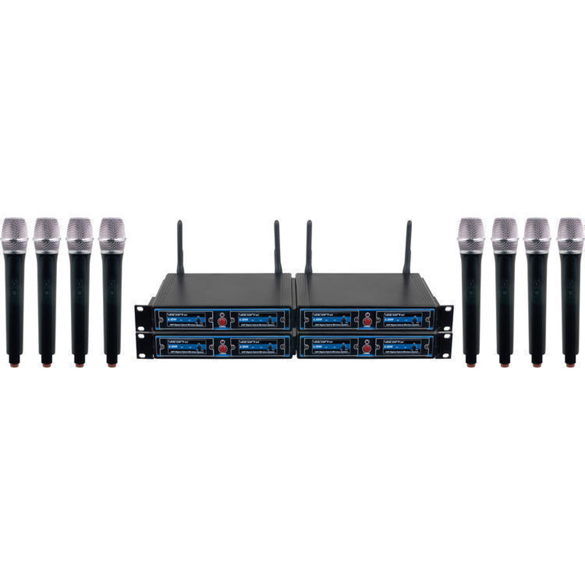 

VocoPro UDH-CHOIR 8 UHF/DSP Hybrid Handheld Wireless Microphone System in a Bag