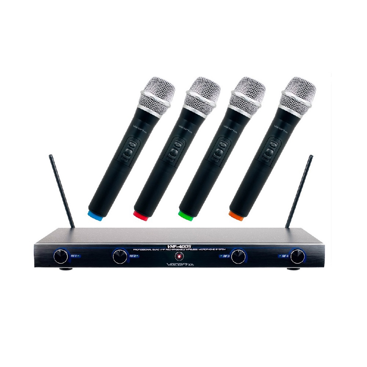 Photos - Microphone VocoPro VHF-4005 4 Channel Rechargeable VHF Wireless  System VHF