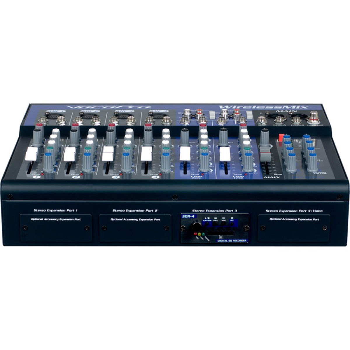 

VocoPro WirelessMix-2 All-In-One Mixer with 2x Wireless Mics & SD Audio Recorder