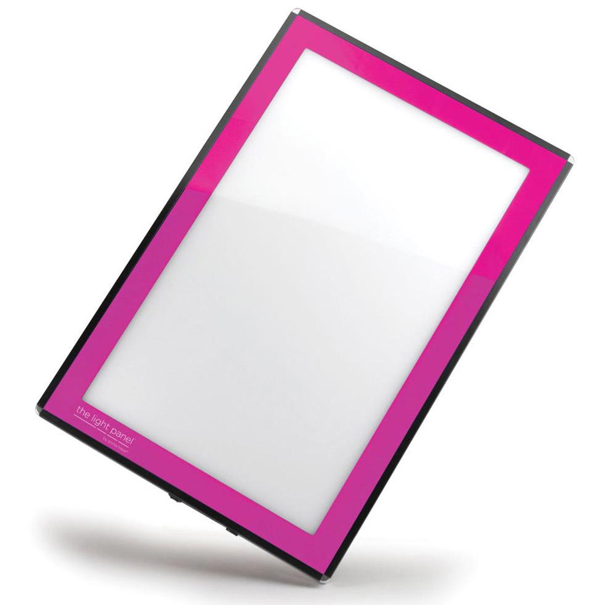 

Porta Trace Gagne 8.5x11" LED Light Panel, Pink Frame