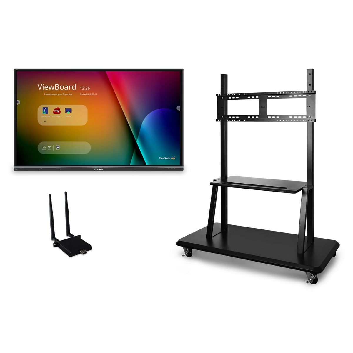 

ViewSonic ViewBoard IFP5550 55" 16:9 4K UHD Interactive LED Touch Display Bundle