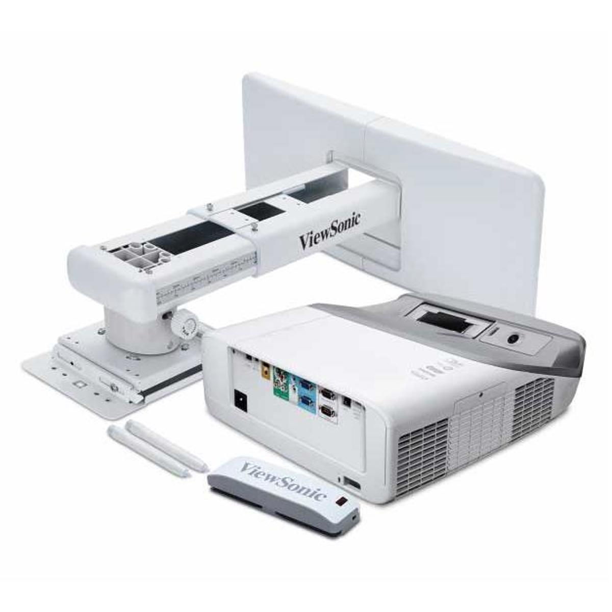 

ViewSonic PS750W WXGA Ultra-Short Throw DLP Projector, Gray/White