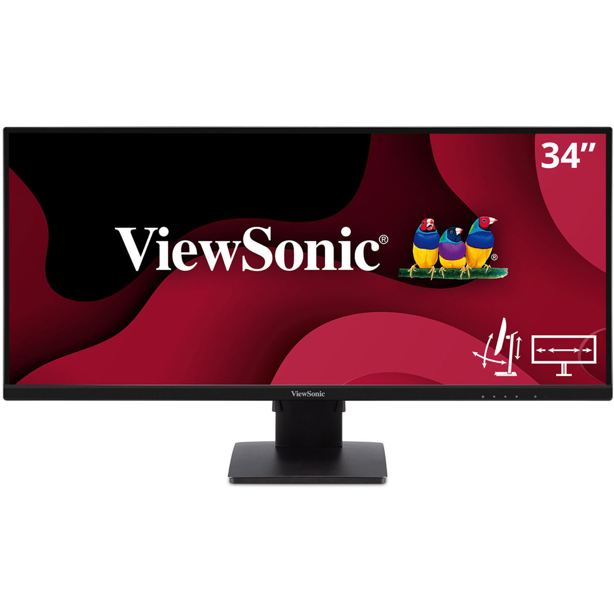 

ViewSonic VA3456-MHDJ 34" 21:9 WQHD IPS LED Monitor, Built-In Speakers