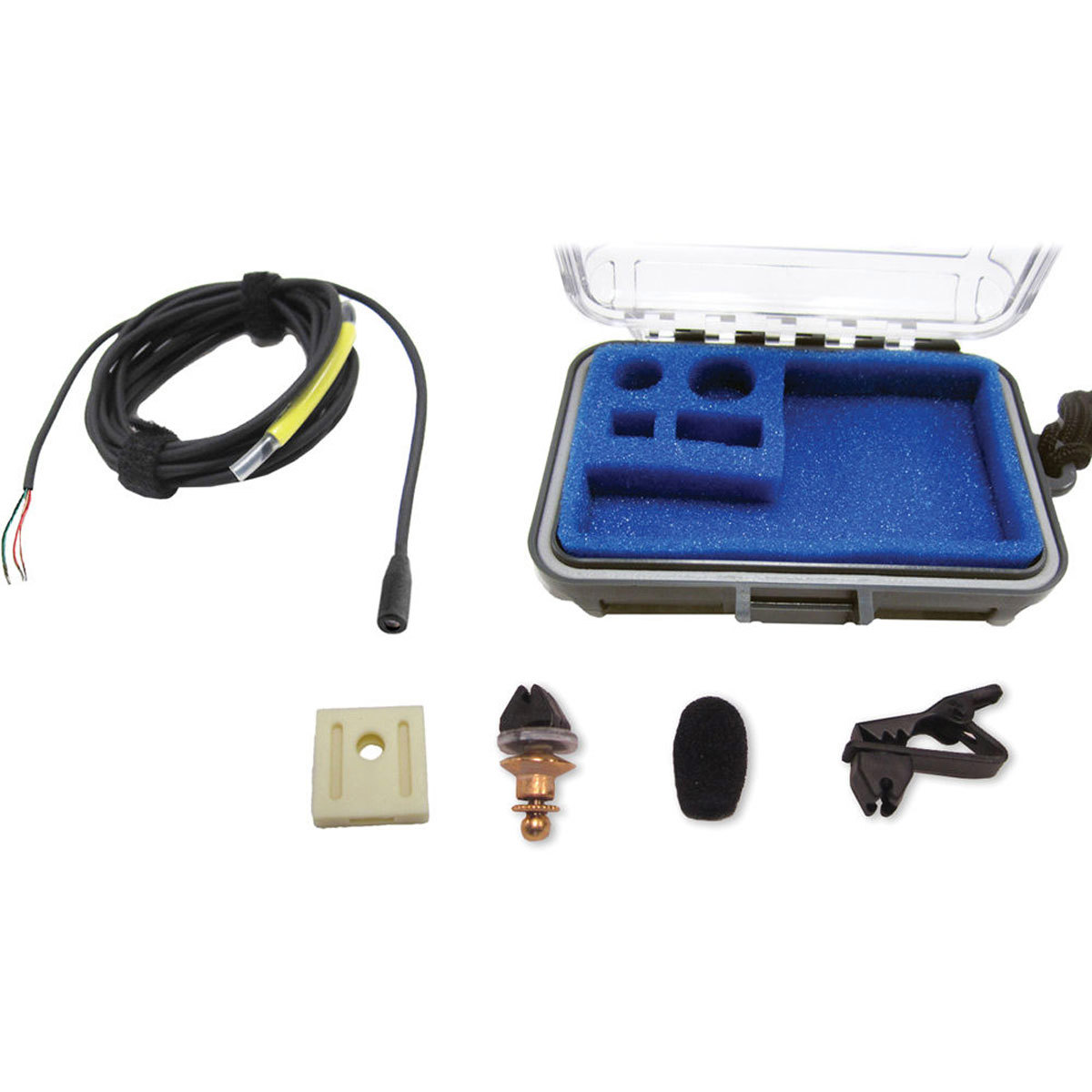 

Voice Technologies VT403 Omni Lavalier Mic, Unterminated (3-Wire Pigtail), Black
