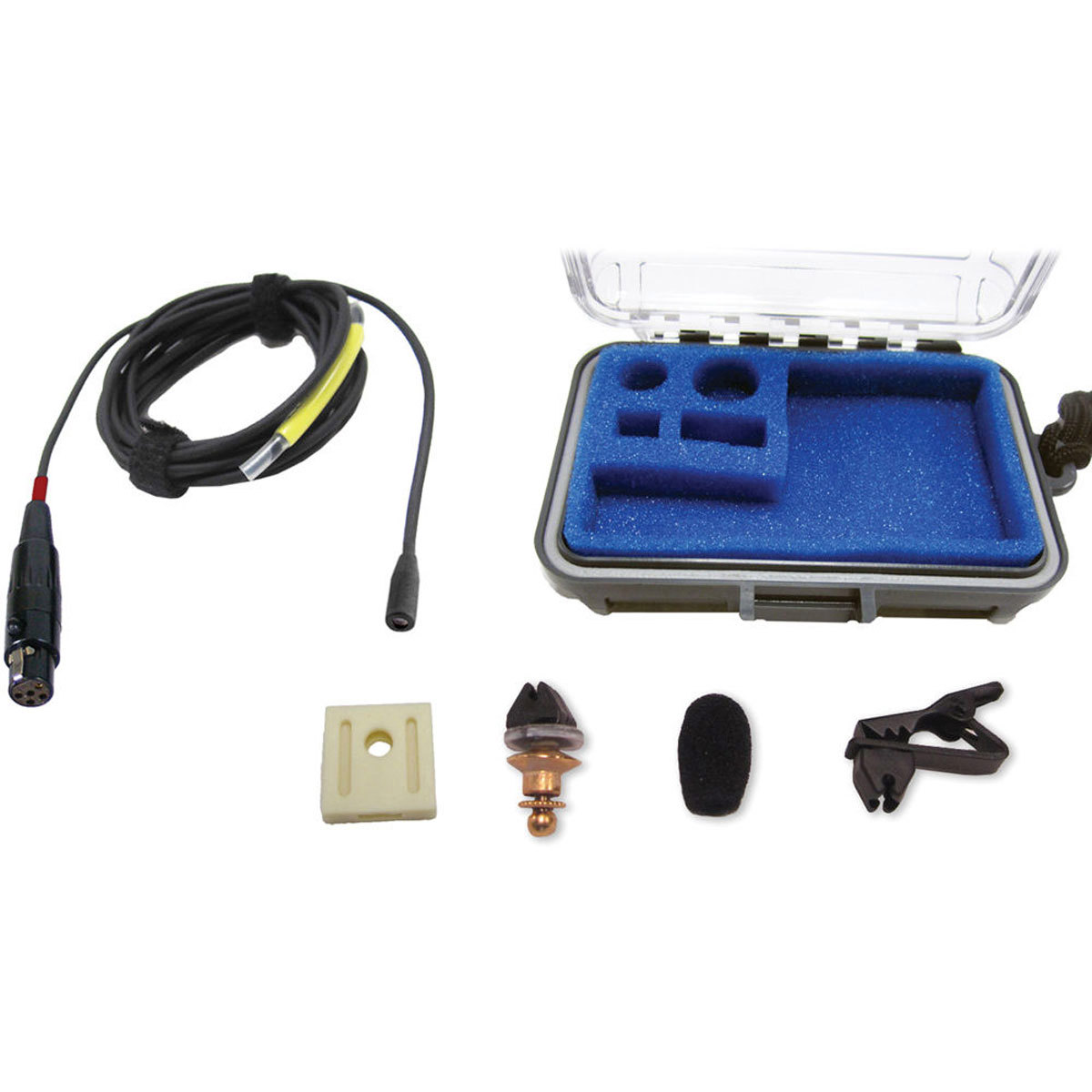 

Voice Technologies VT403 Omni Lavalier Mic with TA5F for Servo-Bias Input, Black