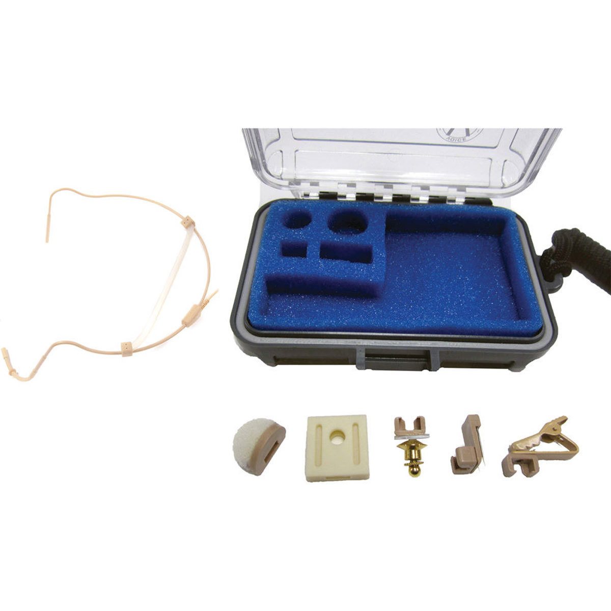

Voice Technologies VT700 Omni Headworn Mic with Binder 5-pin Connector, Beige