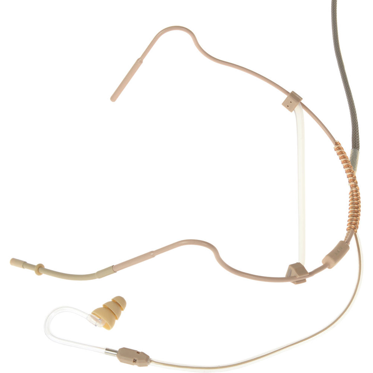 

Voice Technologies VT760 mkII Omni-Headset Microphone with VT600 Earphone, Beige