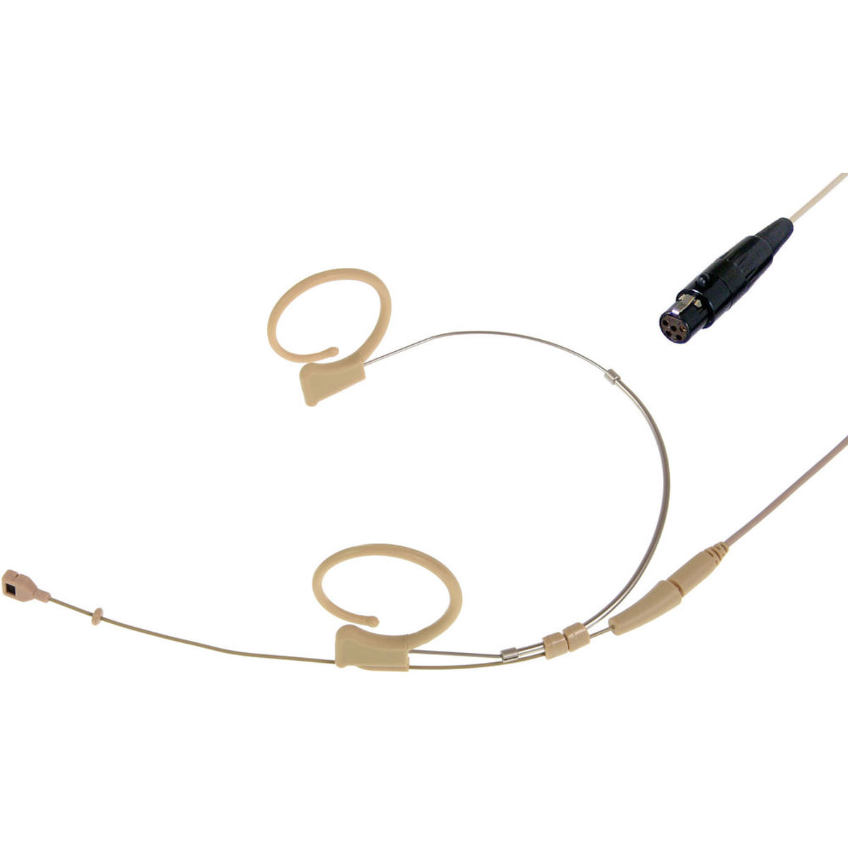 

Voice Technologies VT DUPLEX-CARDIOID Mic, TA5F, Lectrosonics Transmitter, Beige
