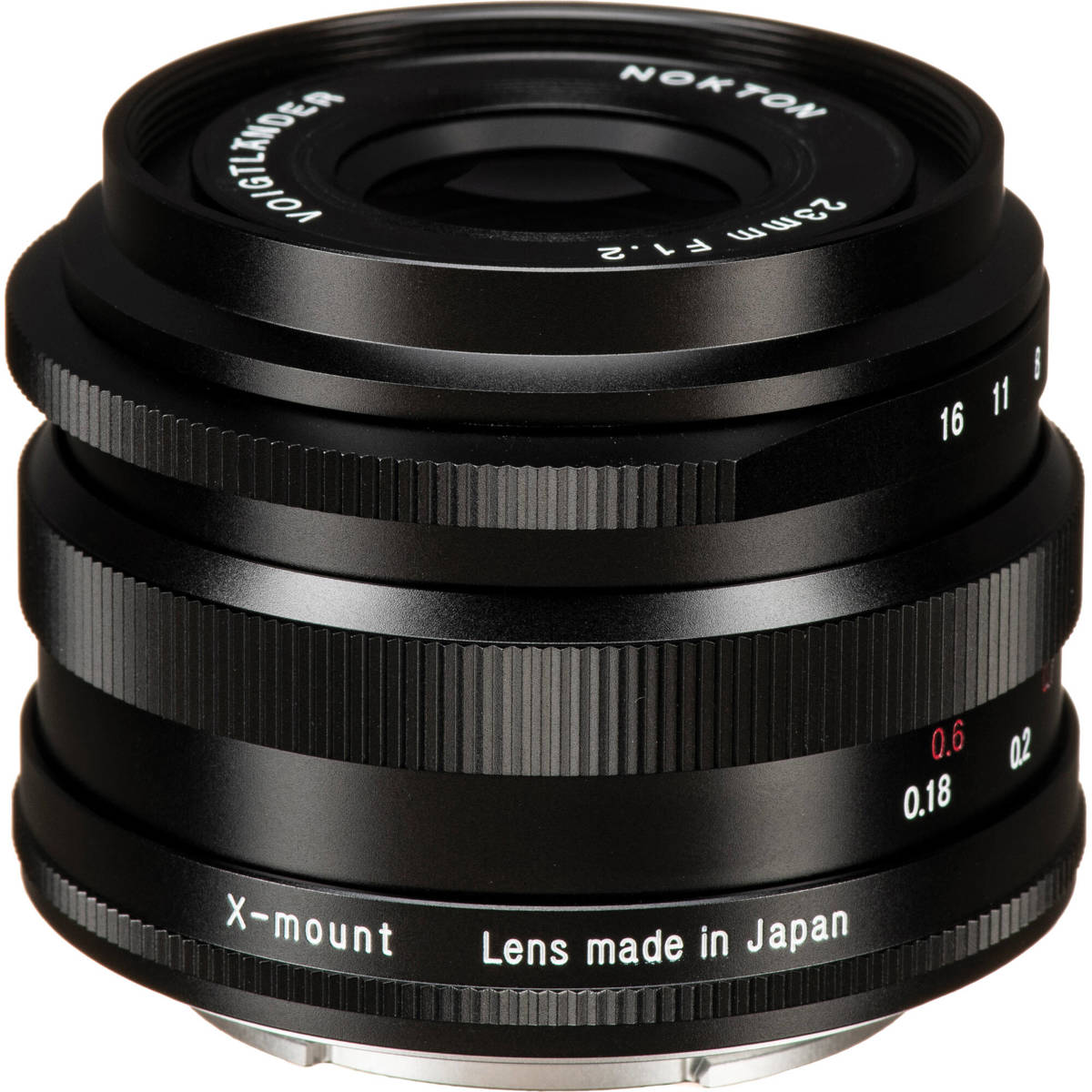 

Voigtlander Nokton 23mm f/1.2 Aspherical Lens for Fujifilm X, Black