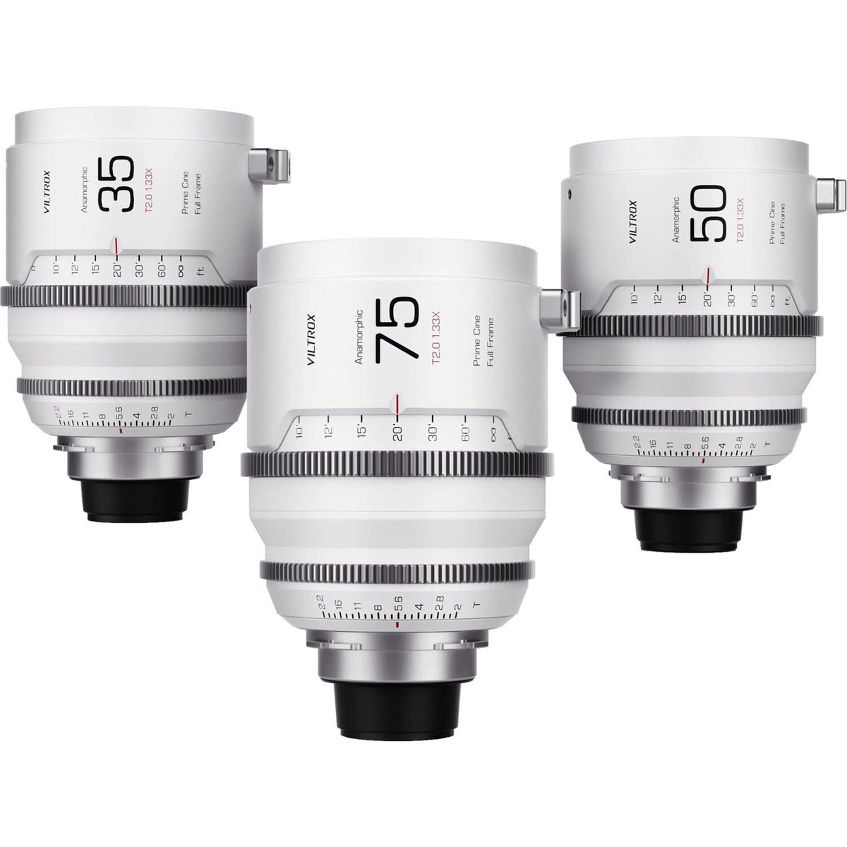 

Viltrox EPIC 1.33x Anamorphic 3-Lens Kit w/35mm, 50mm, 75mm T2.0 Lens for Sony E
