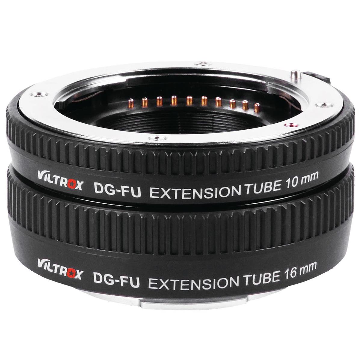 Image of Viltrox DG-FU Automatic Extension Tube Set for FUJIFILM X-Mount Lens &amp; Cameras