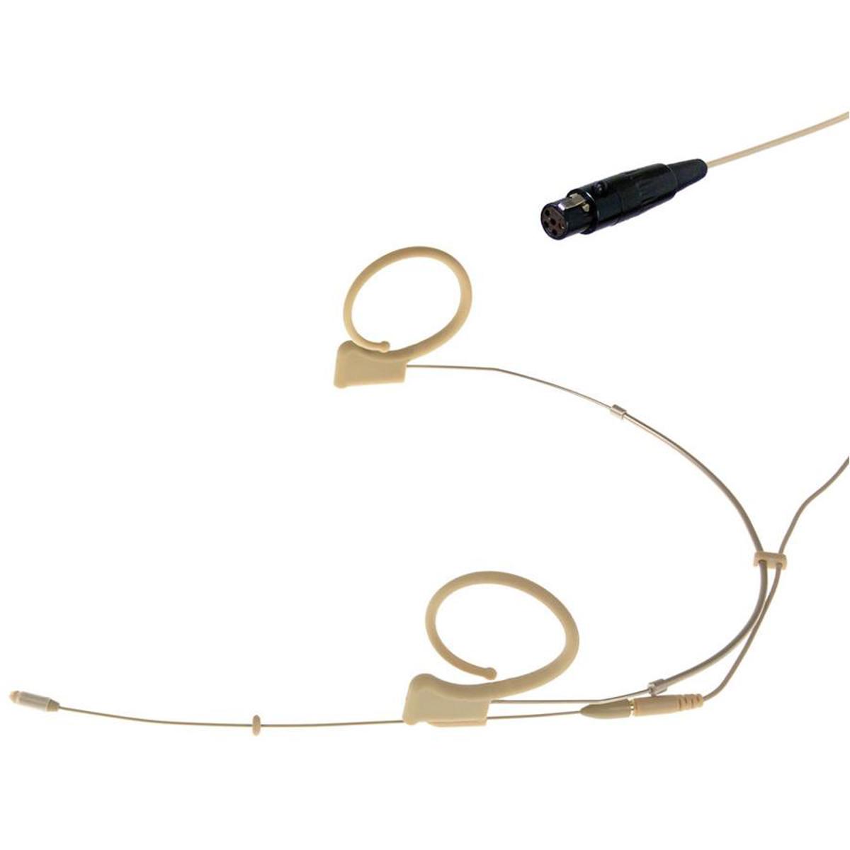 

Voice Technologies VTDUPLEX S/M Omni Microphone with TA5F Connector, Beige