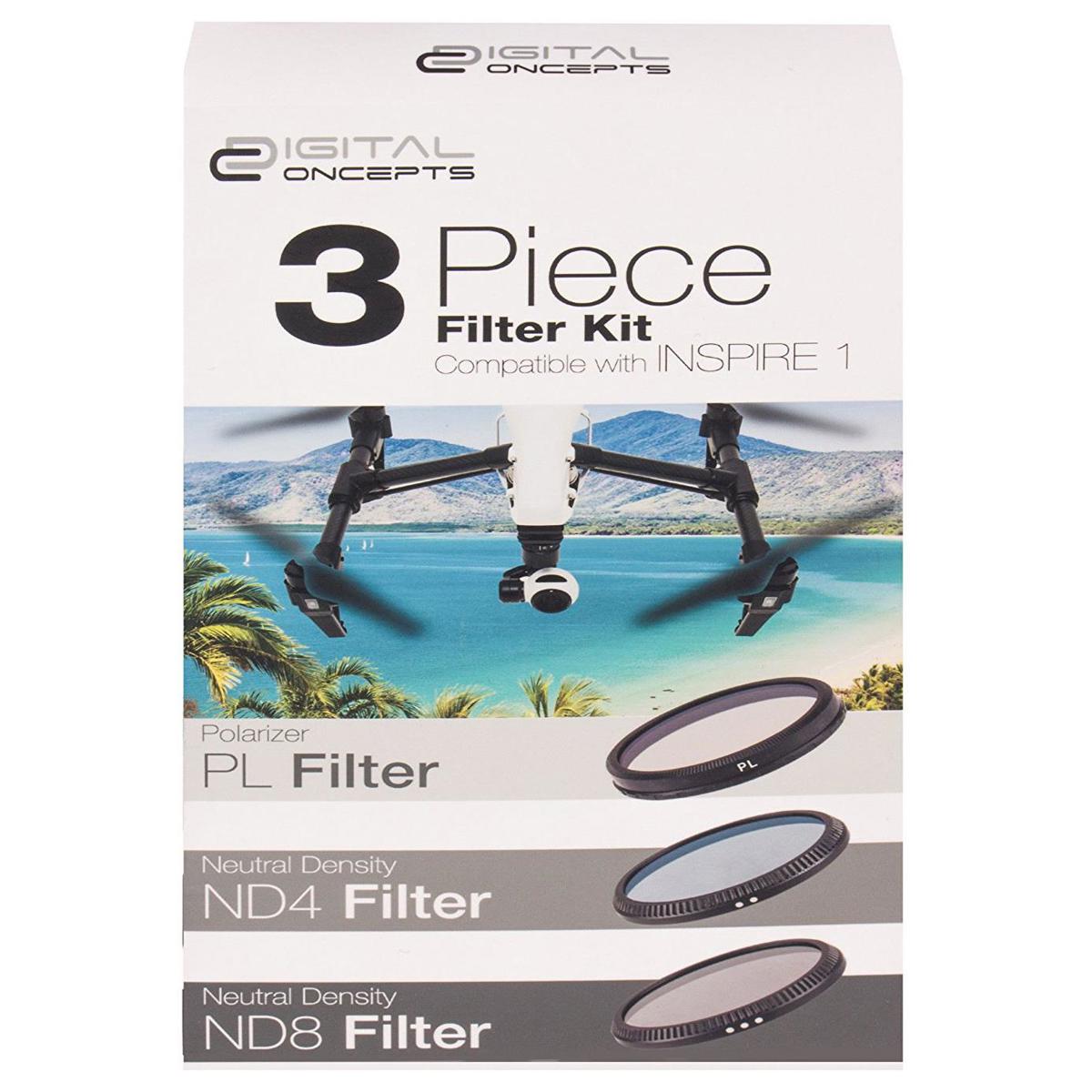 

Vivitar Digital Concepts 3 Filter Kit, Black