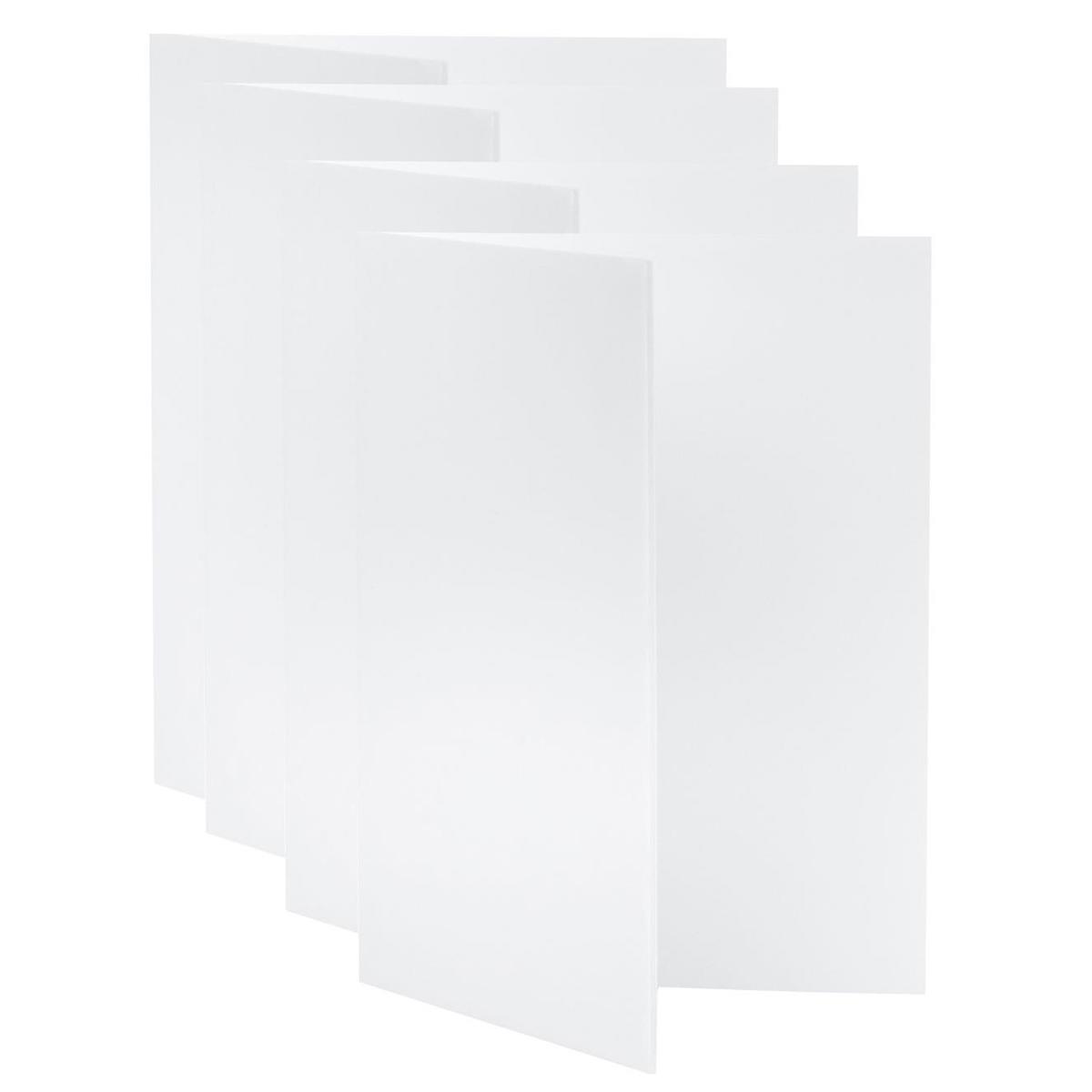 

V-FLAT WORLD V-Flat World Tabletop V-Flat Small (18"x12"), 4-Pack, White