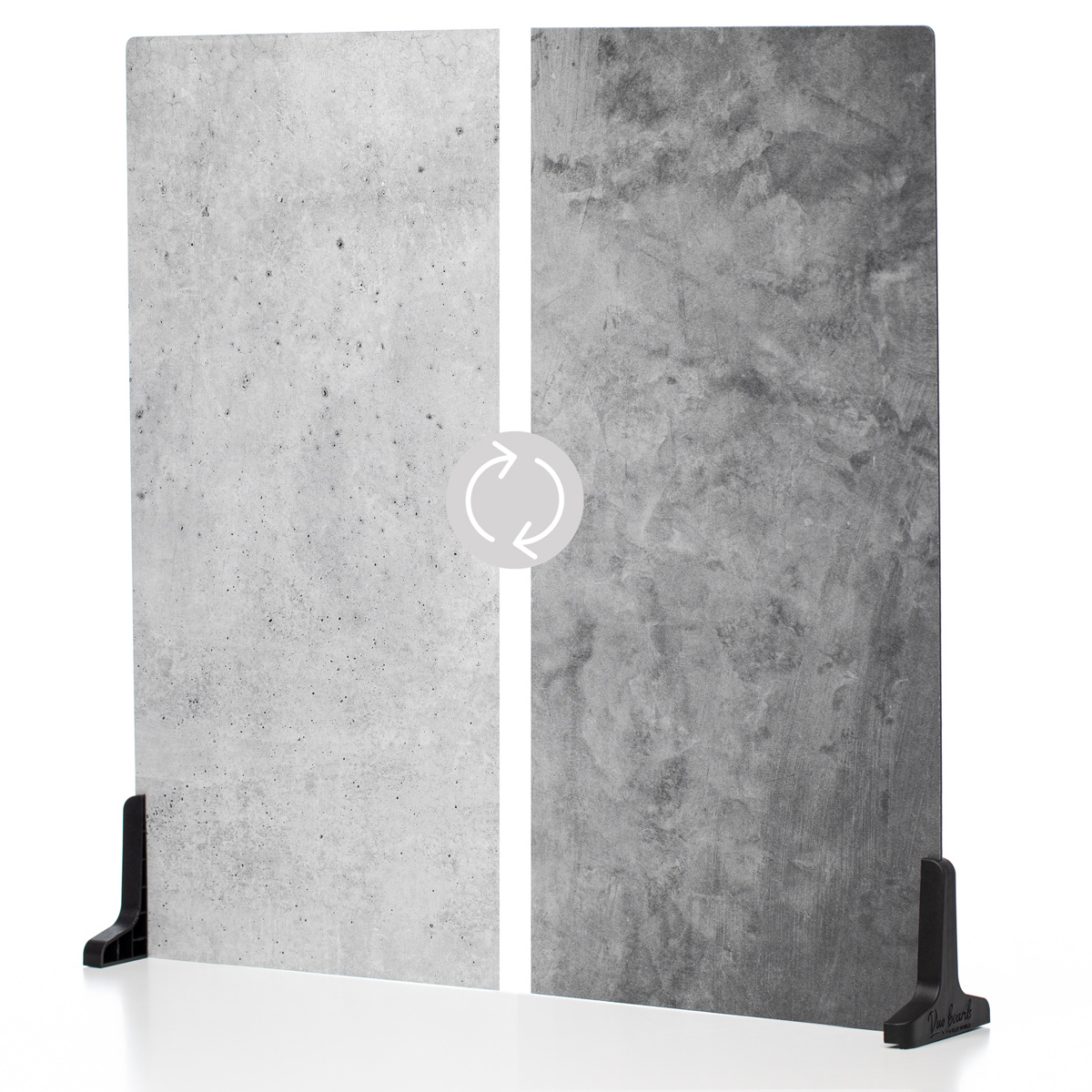 

V-FLAT WORLD Duo Board - 24x24" Surface Board, Iced Concrete/Midnight Cement