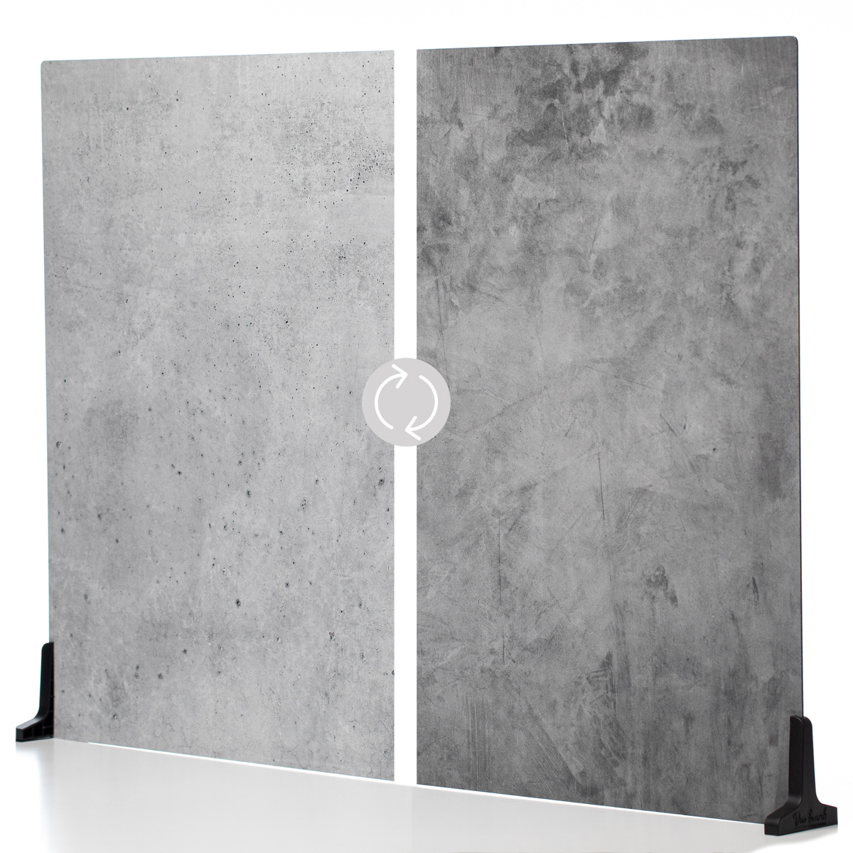 

V-FLAT WORLD Duo Board - 30x40" Surface Board, Iced Concrete/Midnight Cement