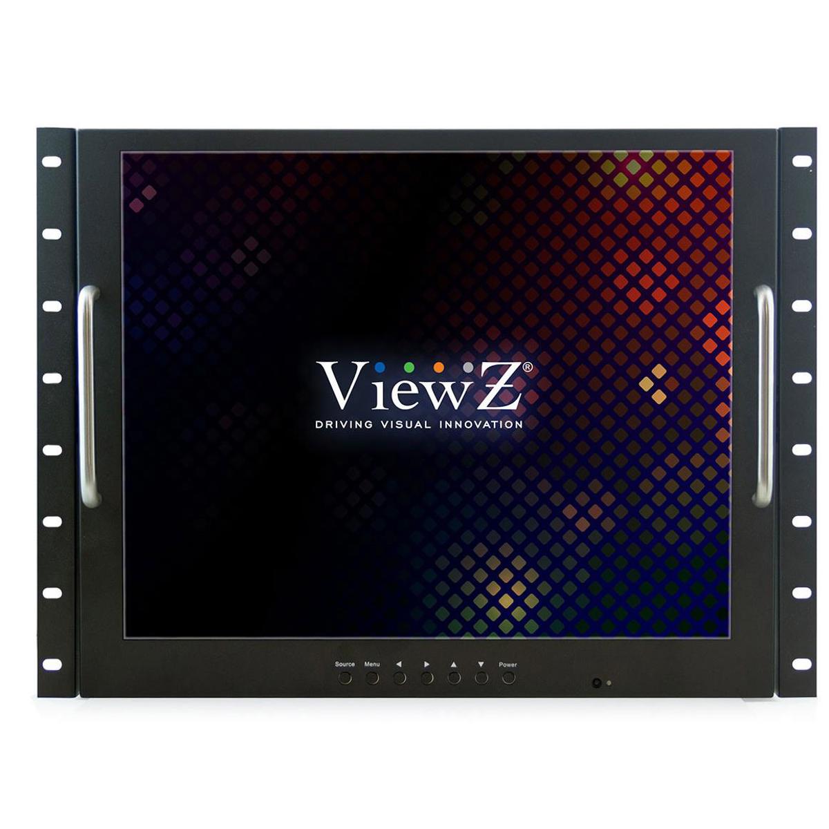 

ViewZ VZ-191RCR 19 8U Rack Mount LED CCTV Monitor with Built-In Speakers
