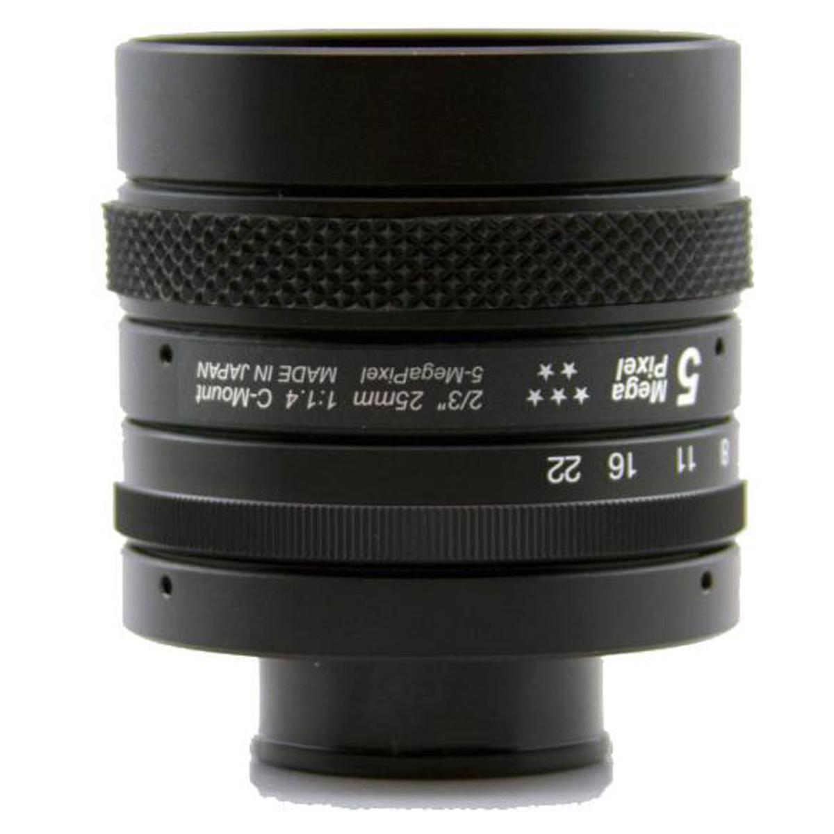 

ViewZ 5MP 25mm F1.4 Fixed Focus Length Lens with C Mount, Manual Iris