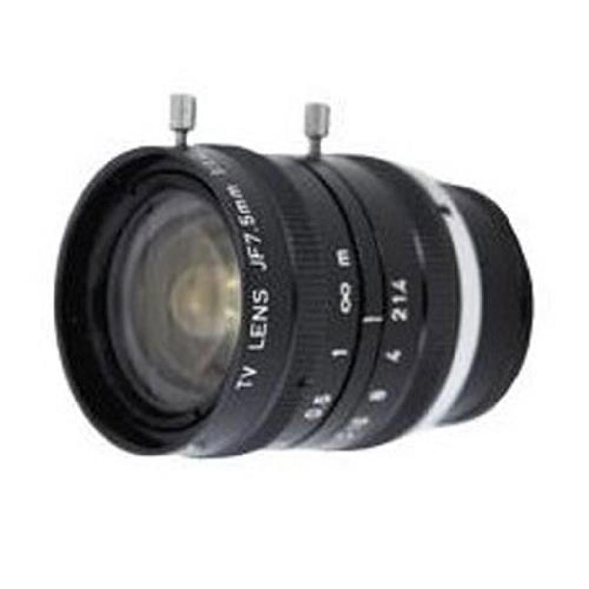 

ViewZ 7.5mm F1.4 FA Fixed Lens with Lock Screws and C-Mount, Manual Iris
