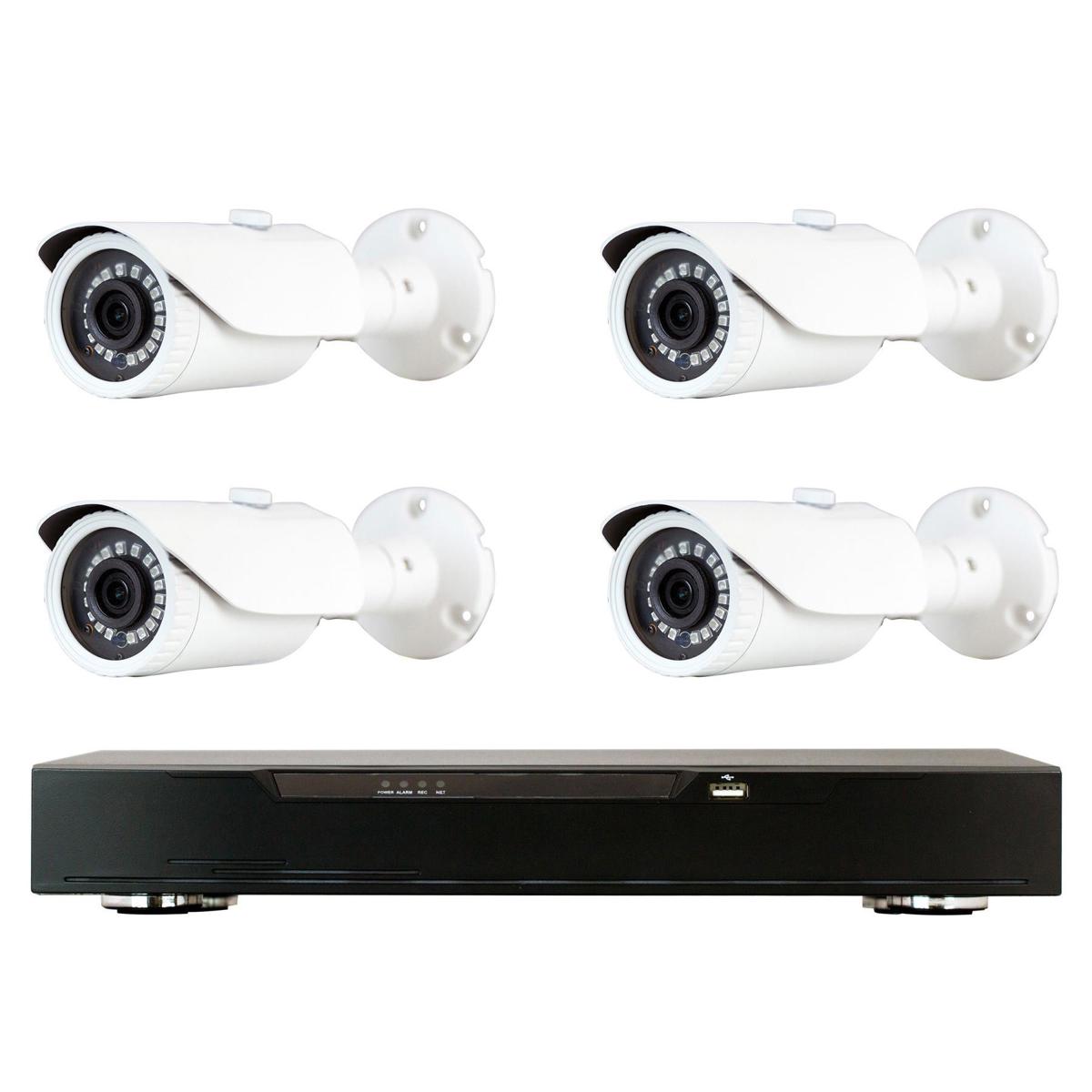 

ViewZ VZ-HD4FB 8-Channel 1TB DVR Camera Kit with 4 Bullet Cameras
