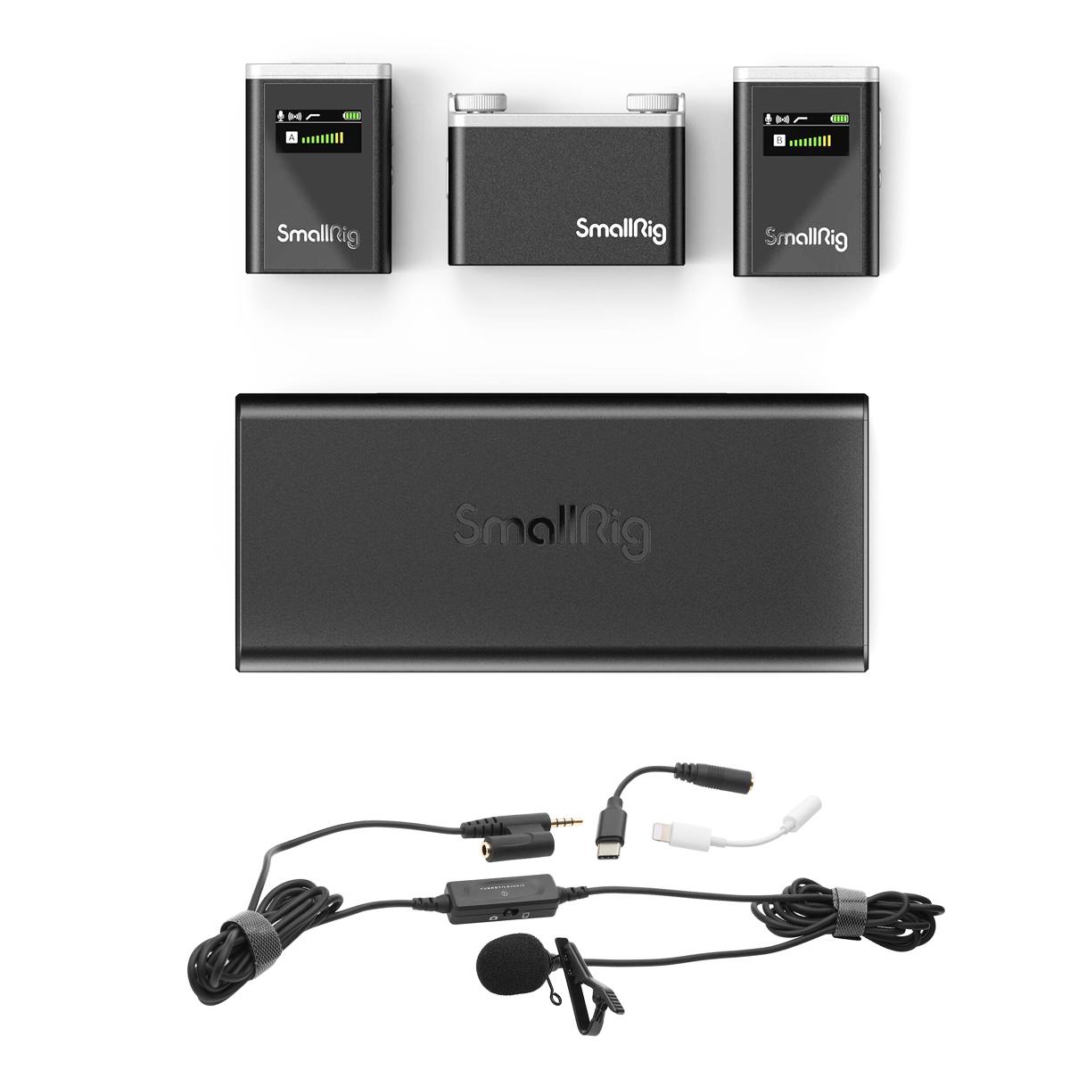 

SmallRig Forevala W60 Wireless Microphone System, Bundle w/TASL500 Lav Mic