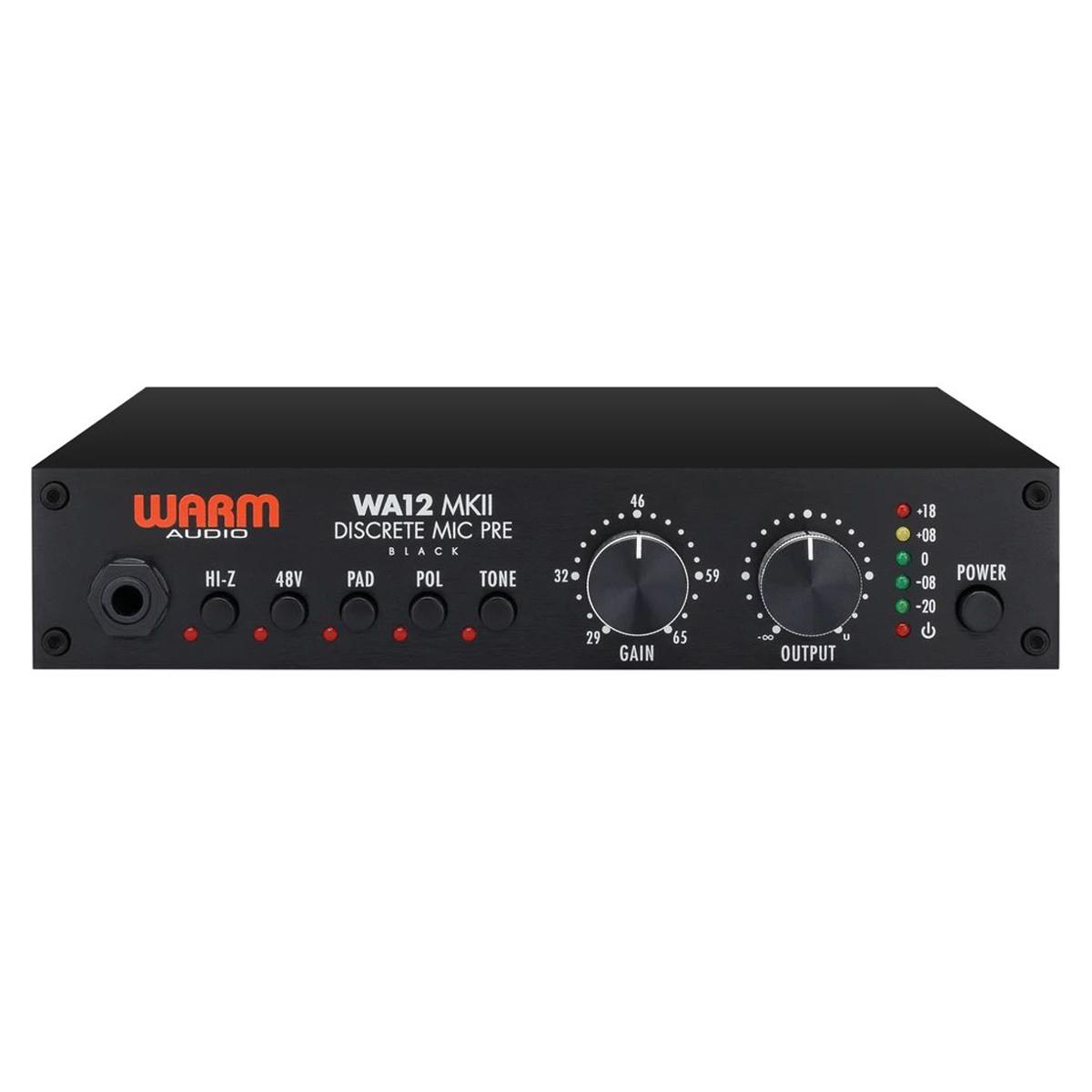 

Warm Audio WA12 MKII Single-Channel Discrete Preamplifier, Black