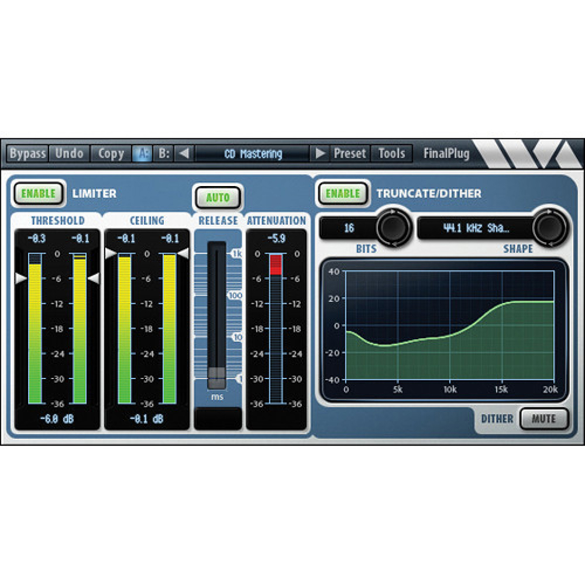 Wave Arts FinalPlug Mastering Peak Limiter & Volume Maximizer Plug-In, Download -  11-33023