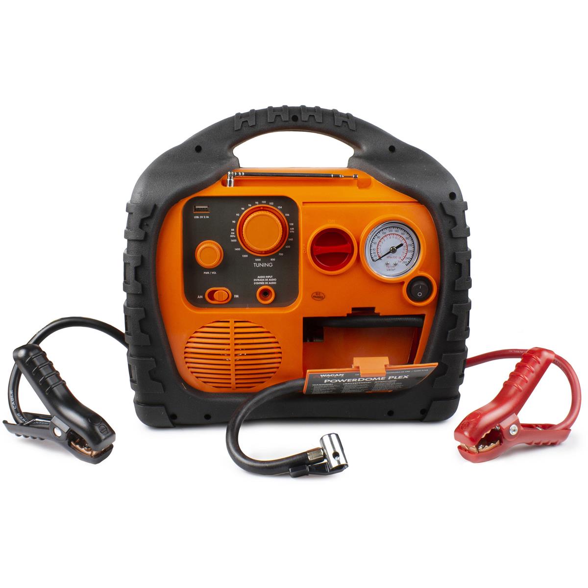 Image of Wagan PowerDome PLEX All-in-One Emergency/Outdoor Jump Starter &amp; Air Compressor