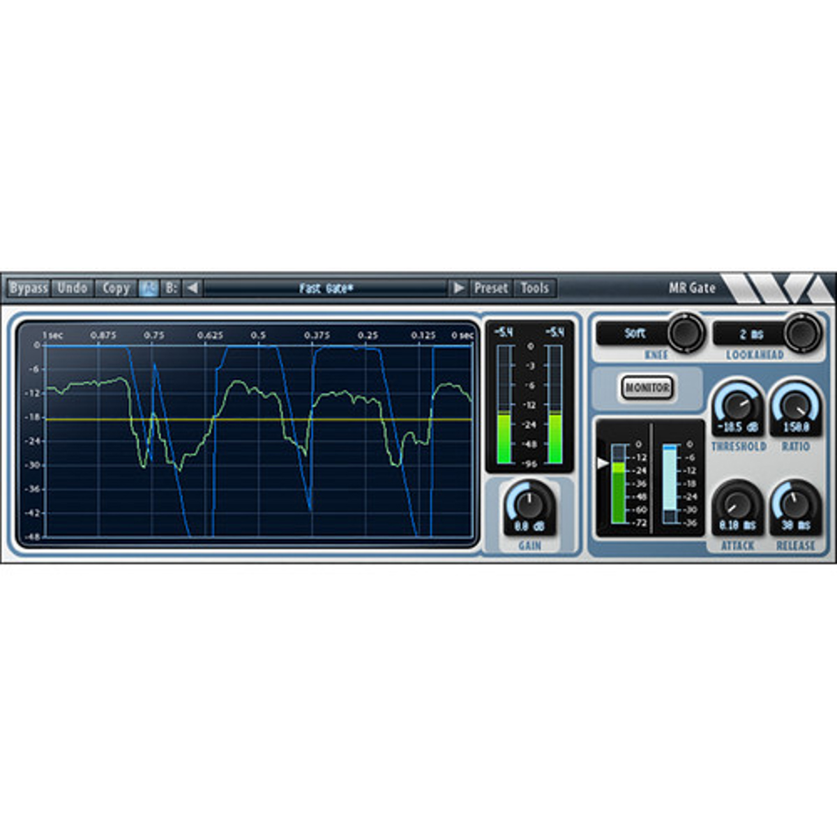 Image of Wave Arts MR Gate Background Attenuation Expander/Gate Plug-In