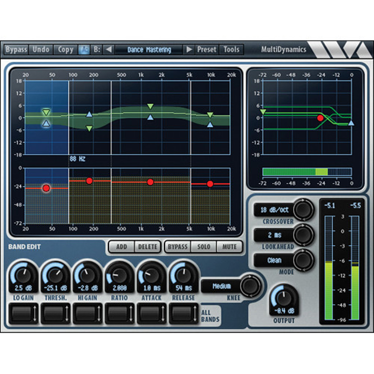 Wave Arts MultiDynamics Multi-Band Dynamic Control Plug-In, Electronic Download -  11-33024