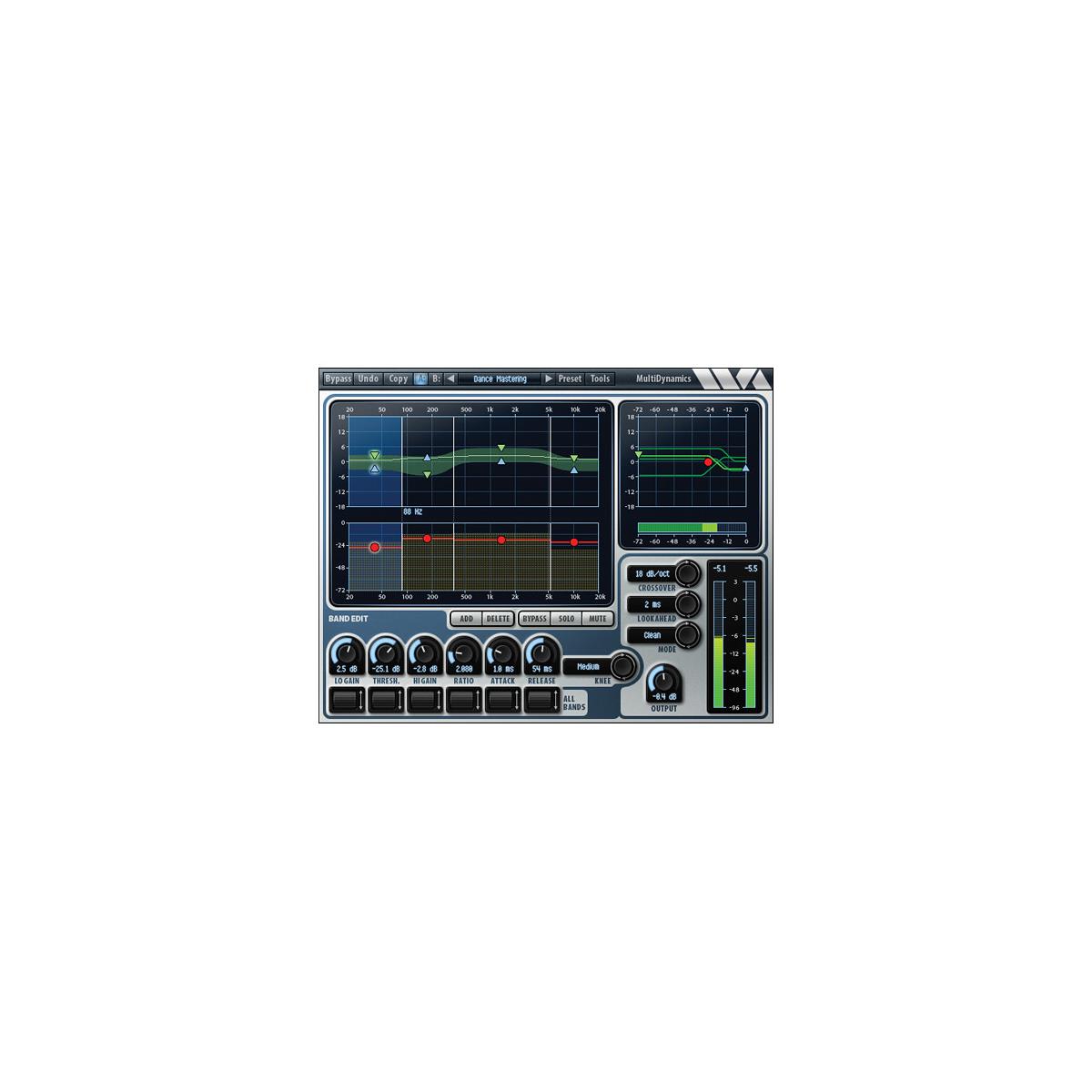Wave Arts MultiDynamics AAX DSP Multi-Band Dynamic Control Plug-In, Download -  11-33094