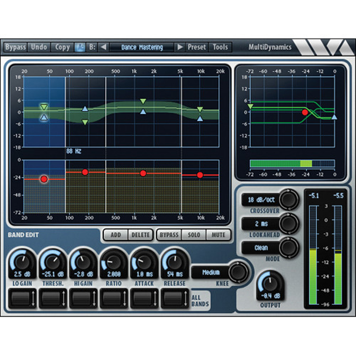 Wave Arts MultiDynamics AAX DSP Multi-Band Dynamic Control Plug-In, Download -  11-33094