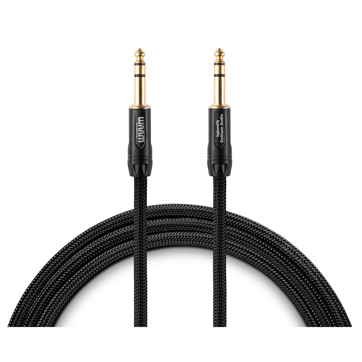 

Warm Audio Premier Series Studio & Live TRS Cable, 10', Black