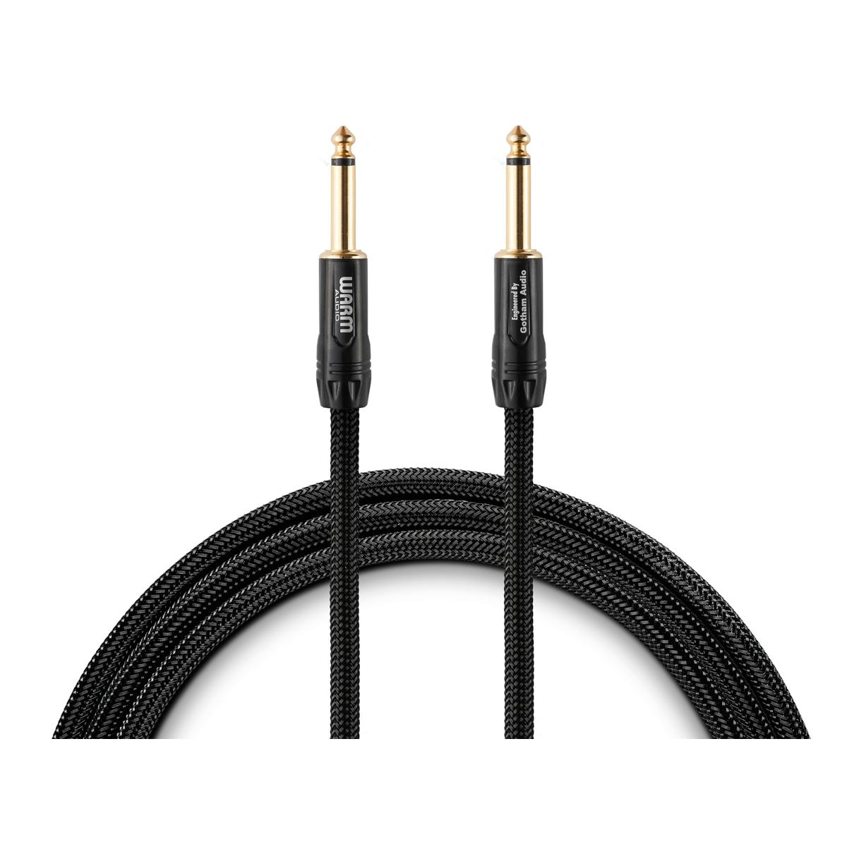 

Warm Audio Premier Series Instrument Cable for Guitar, 10', Black