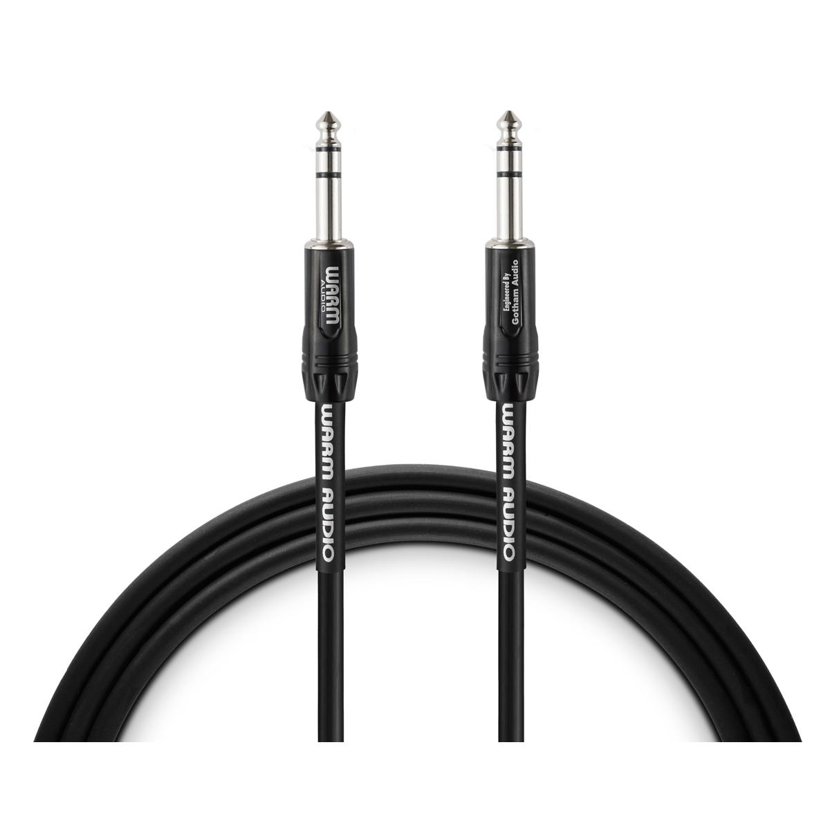 

Warm Audio Pro Series Studio & Live TRS Cable, 3', Black