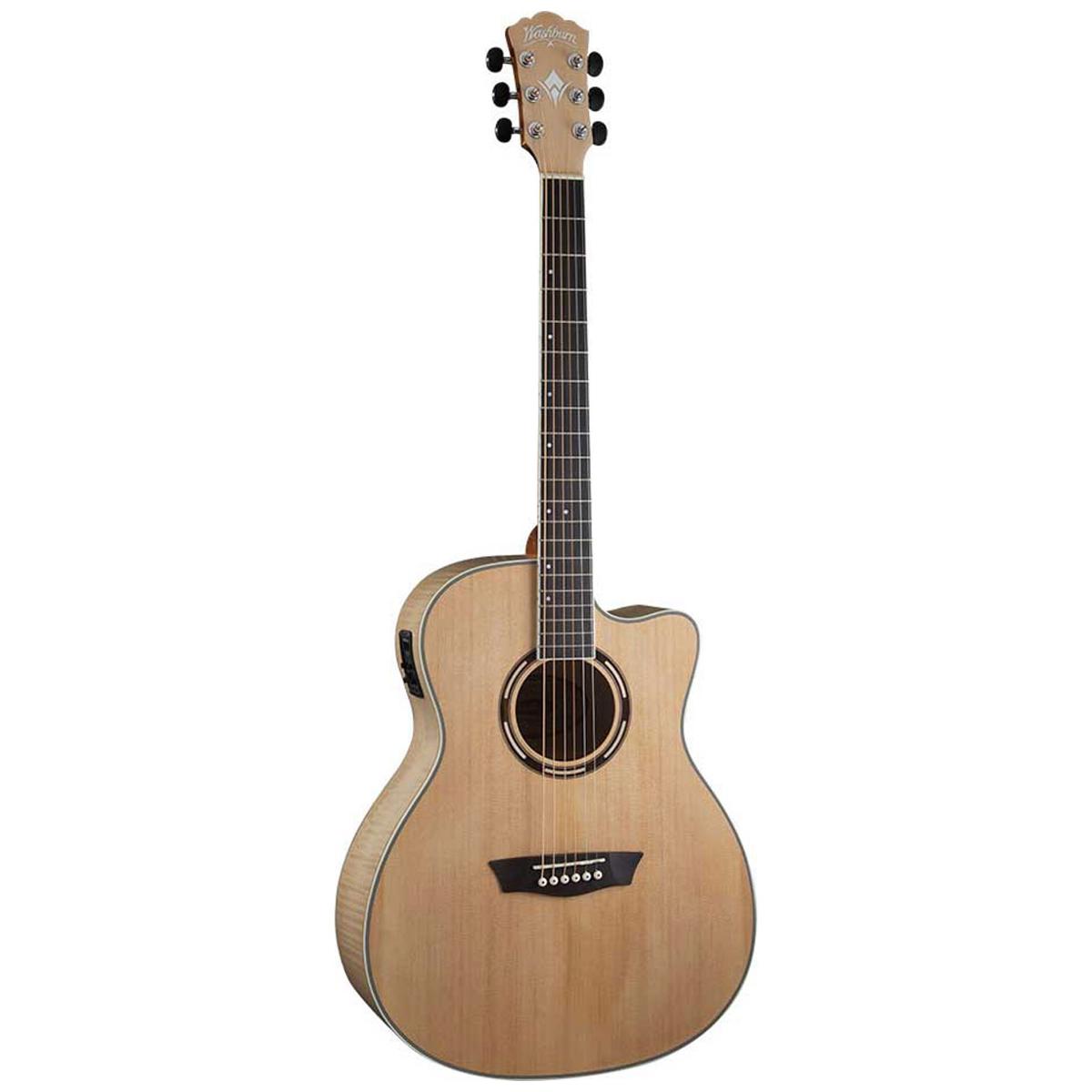 

Washburn Apprentice 5 Series AG40CEK Grand Auditorium AE Guitar, Natural