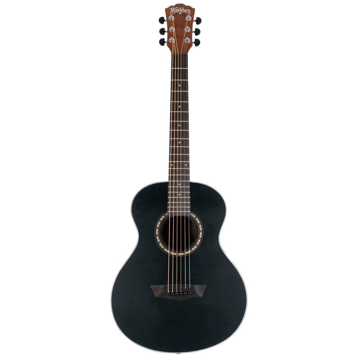 

Washburn Apprentice G-Mini 5 Travel Grand Auditorium Acoustic Guitar,Black Matte