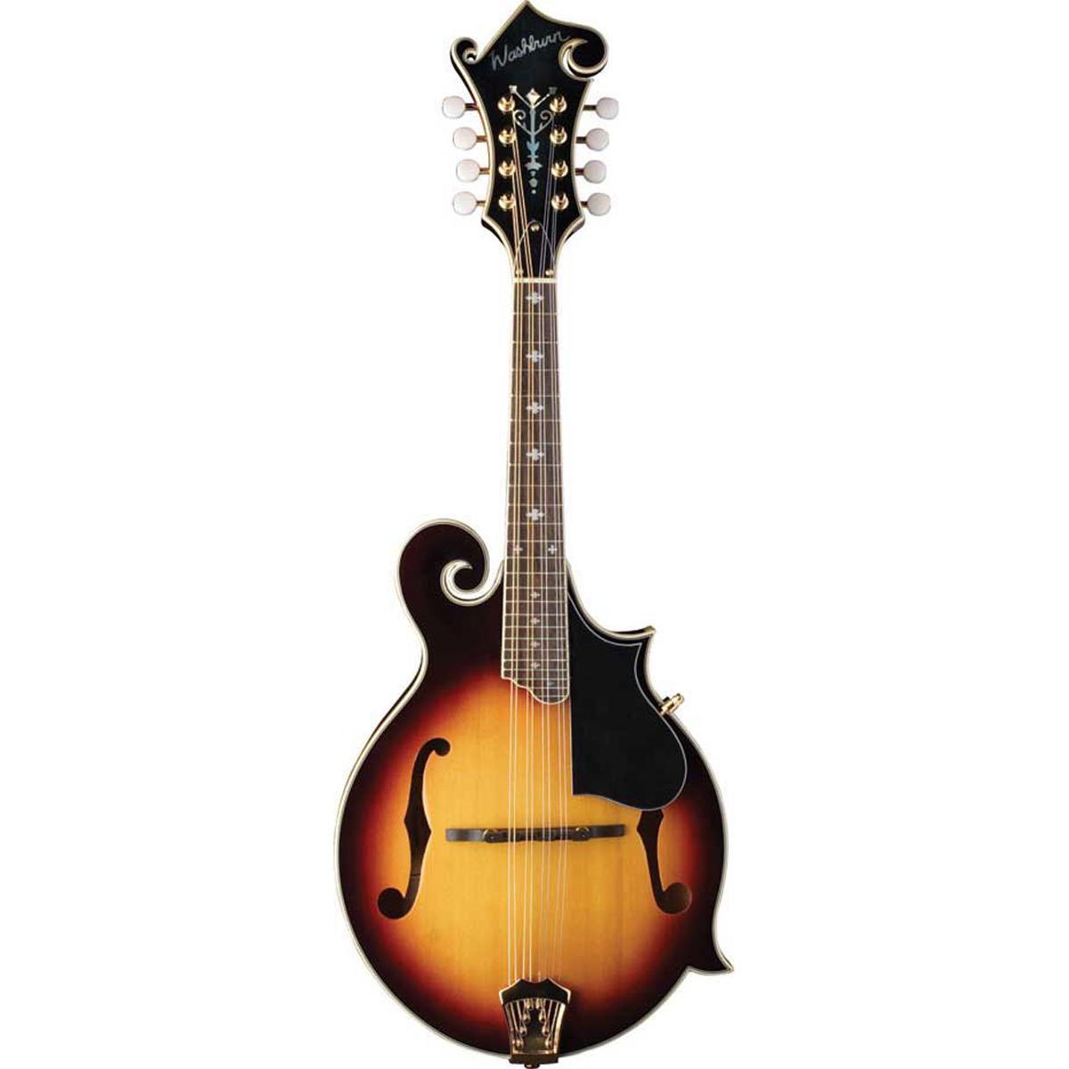 

Washburn M3SWK "F" Style Mandolin with Carved Solid Spruce Top, Sunburst