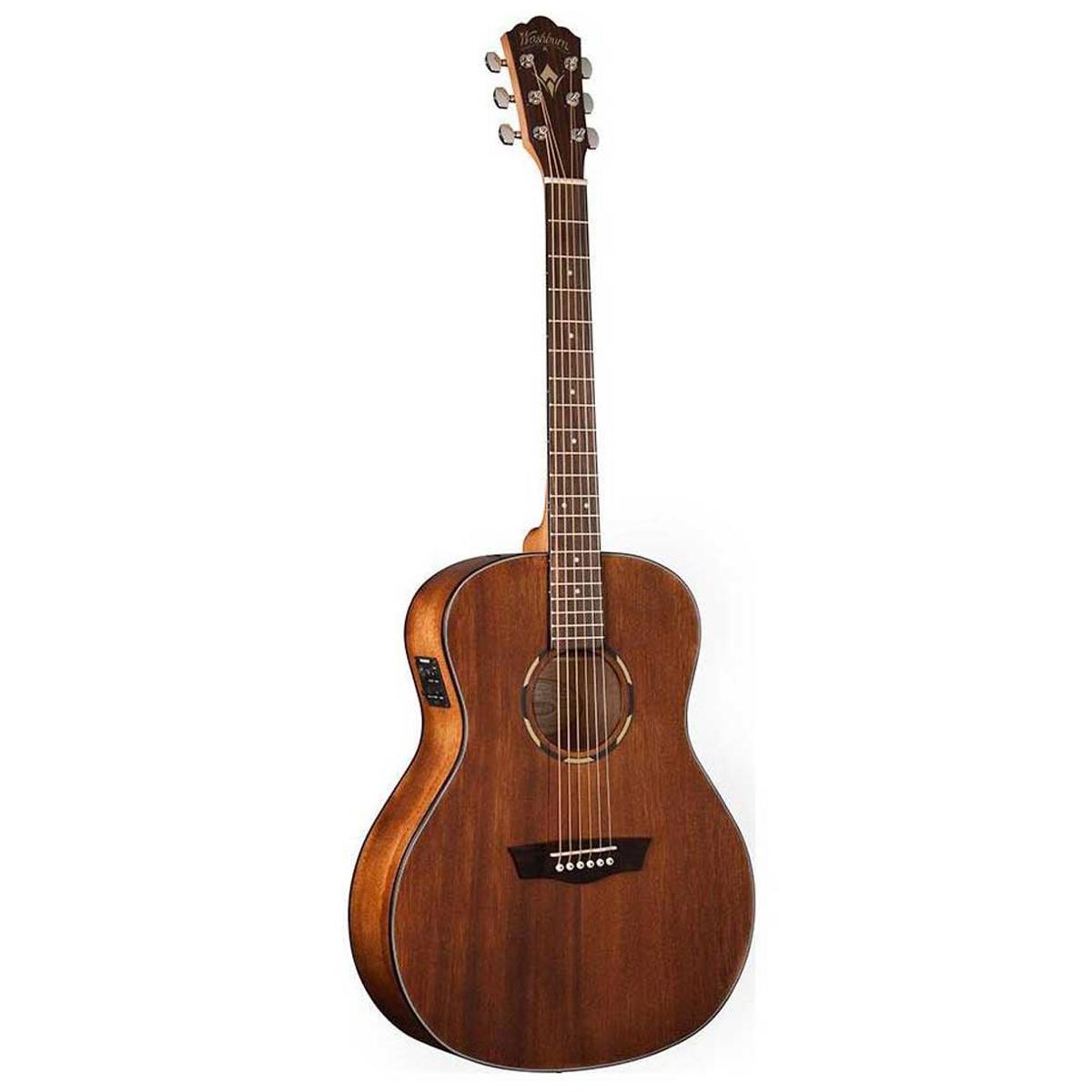 Washburn Woodline 10 Series WLO12SE Orchestra Acoustic Electric Guitar, Natural -  WLO12SE-O-U