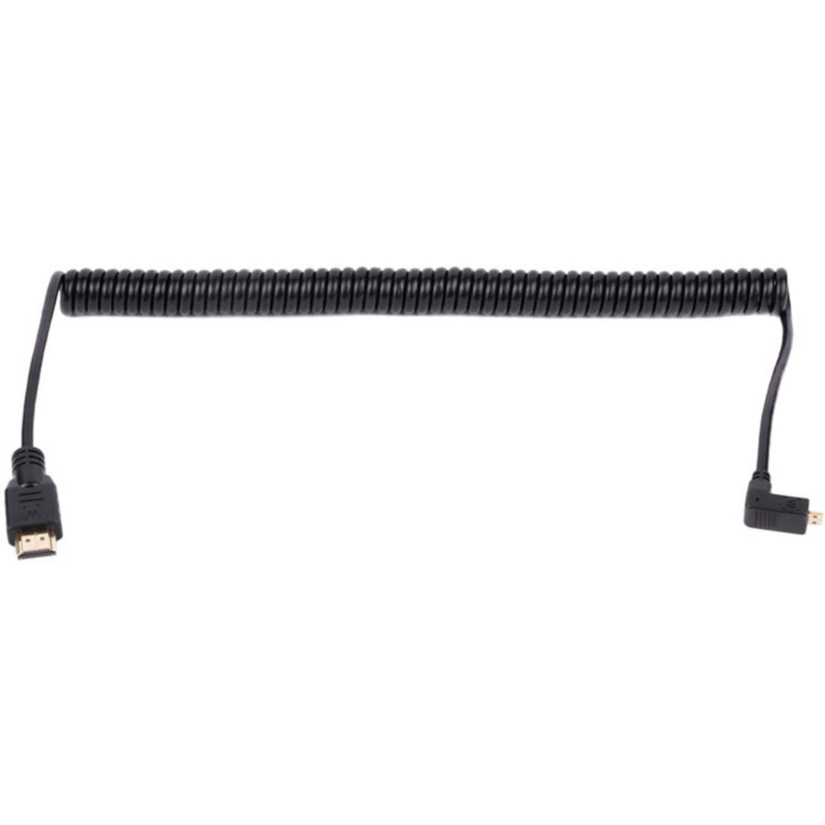 

Wooden Camera 20" Right Angle Micro HDMI to Full HDMI Coiled Cable